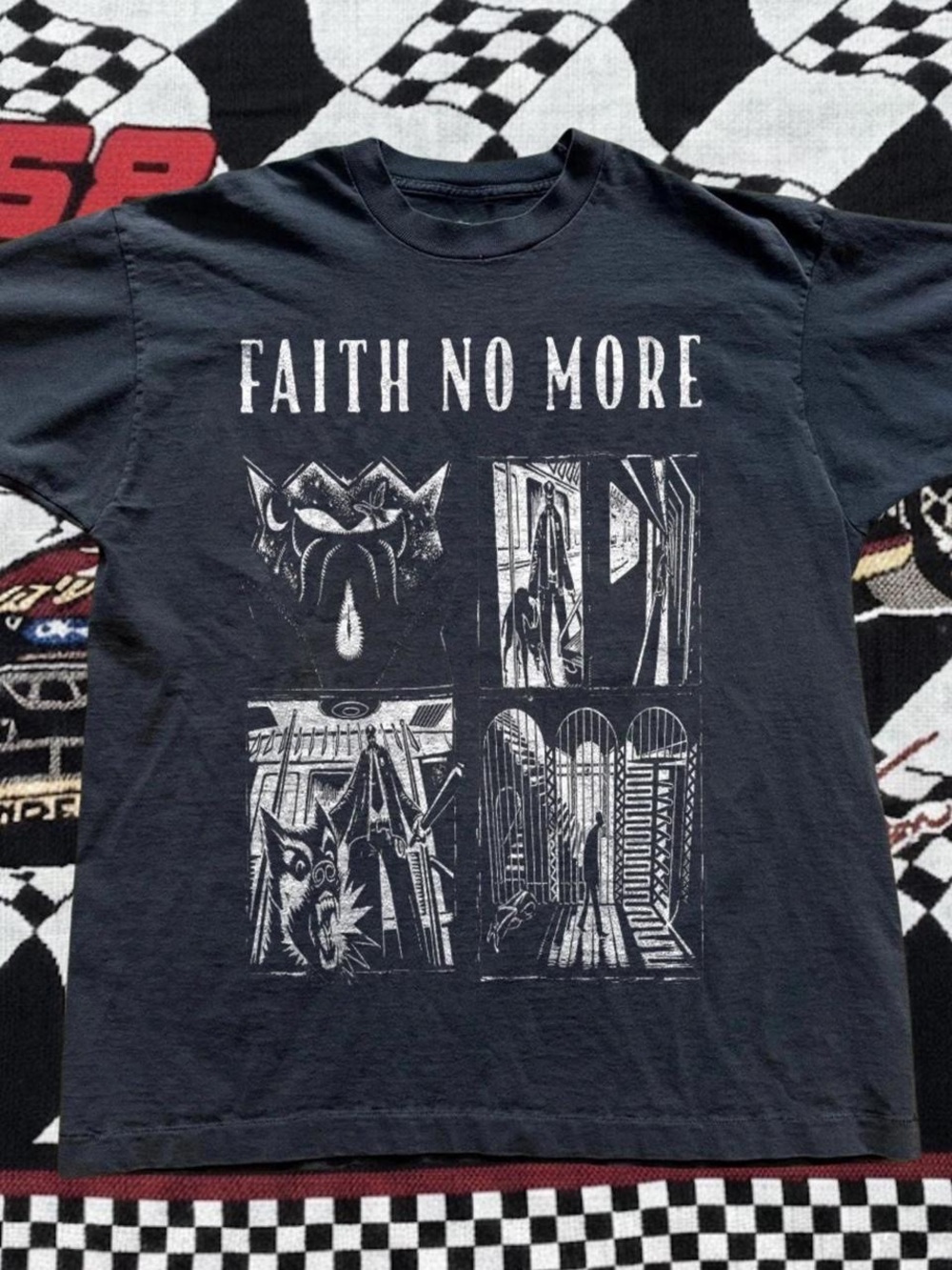 Gildan Black 'Faith No More' Graphic Tee